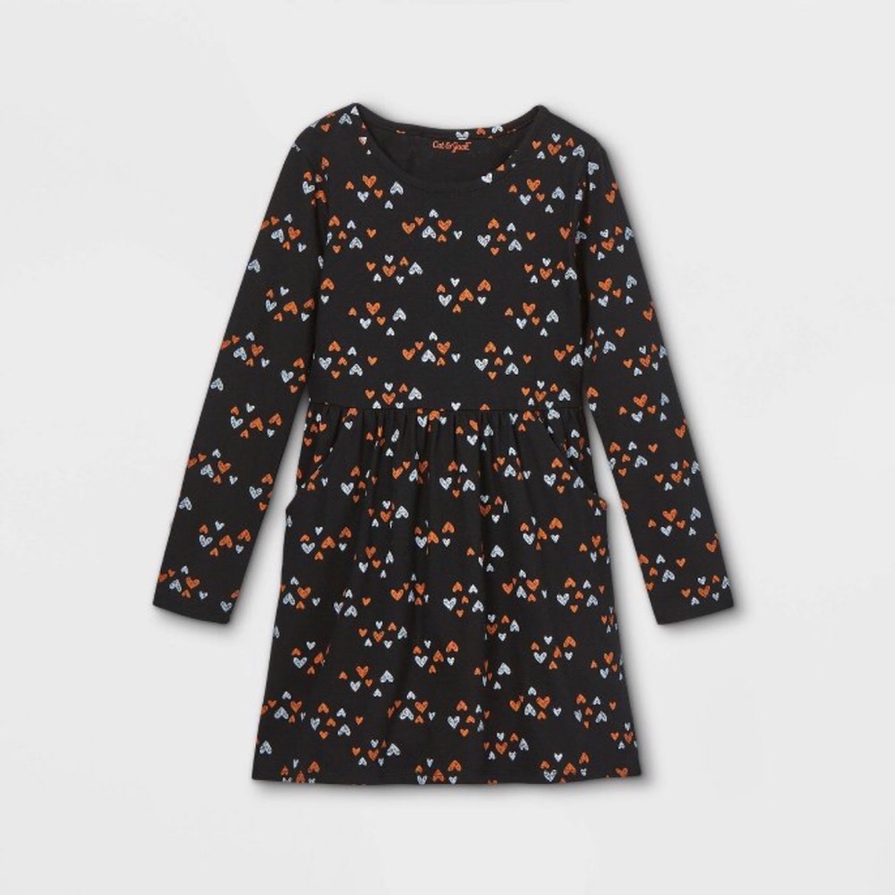 Halloween Hearts Long Sleeve Dress from Cat & Jack